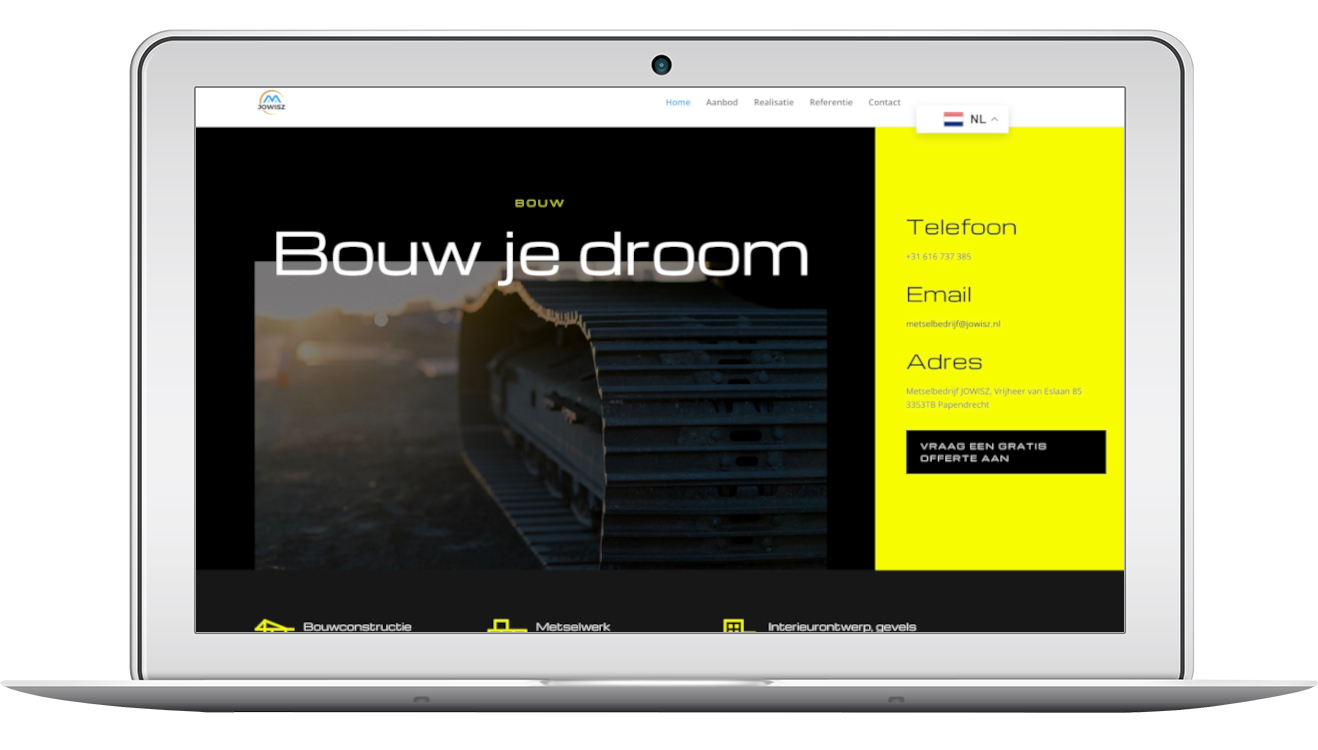 Realizacja strony internetowej Jowisz