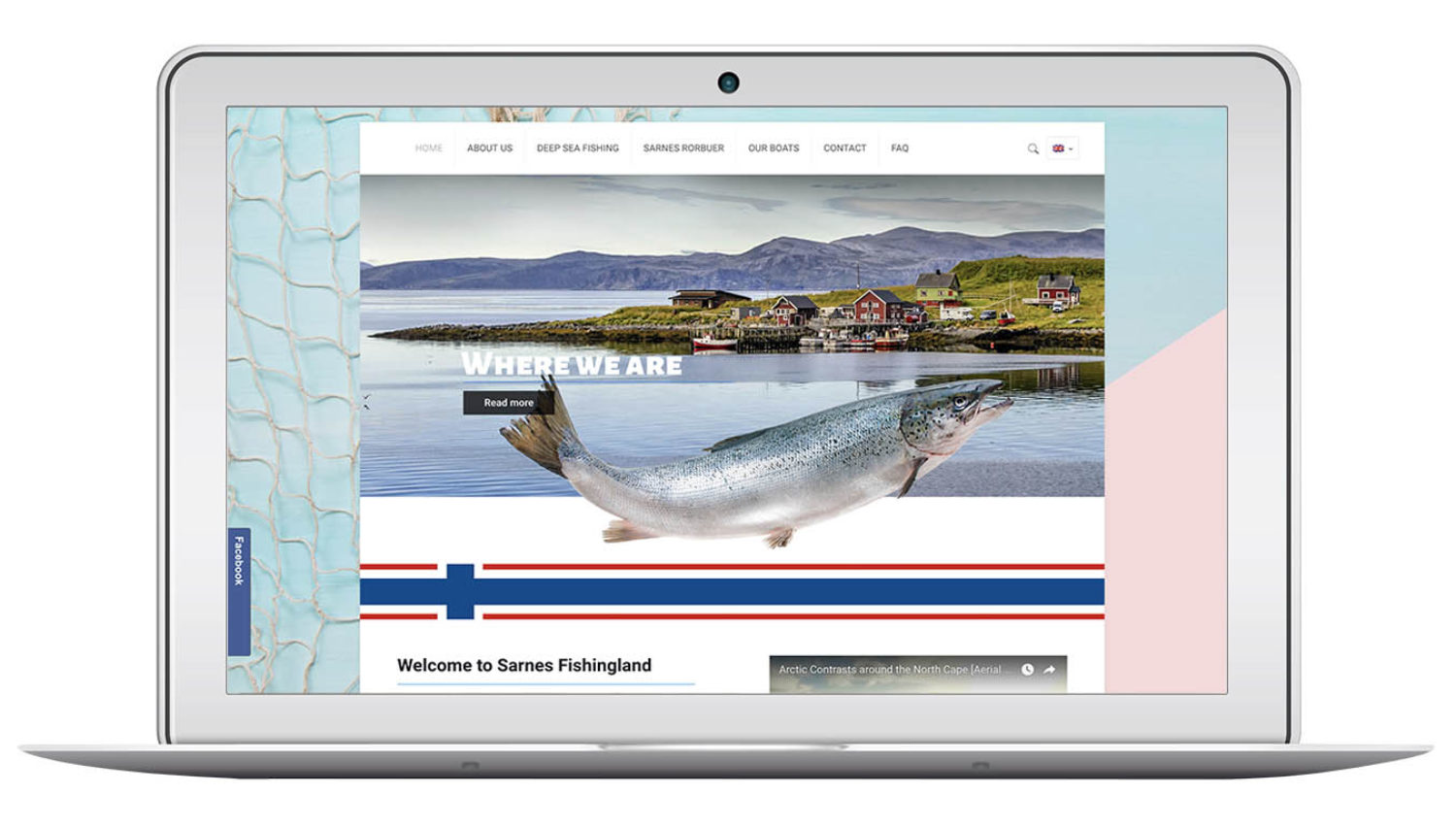 Realizacja strony internetowej Sarnes Fishingland